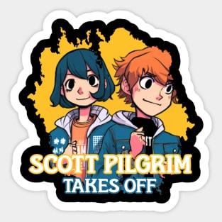 Scott Pilgrim Takes Off Sticker